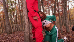 Outdoor Squid Games Parody Sexy Nina Rivera vs Don Whoe