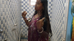 My first hot bath shower