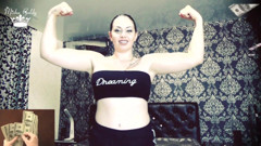 2 minutes drain clip for wallet in front of my big strong biceps