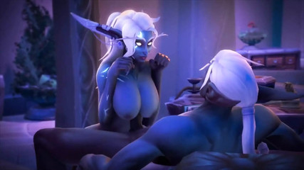 WOW Elf&#039;s HUGE Tits Are Only Good For One Thing