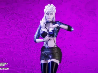 MMD CL - Tie A Cherry Evelynn Sexy Kpop Dance League of Legends KDA