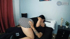 Happy Horny Couple Abby Montano and Dani Clark Fuck in Their New Apartment