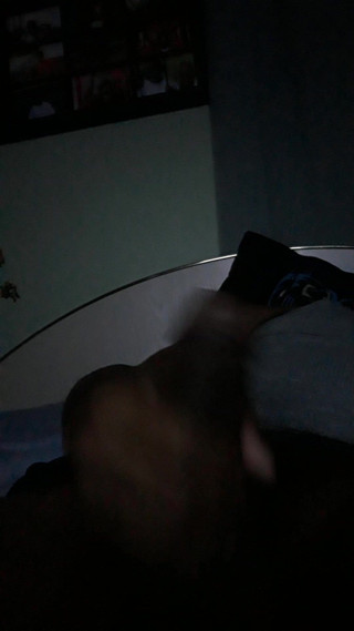Strokin the meat