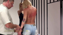 Cora2 Spanking Machine - Bare Back Whipping