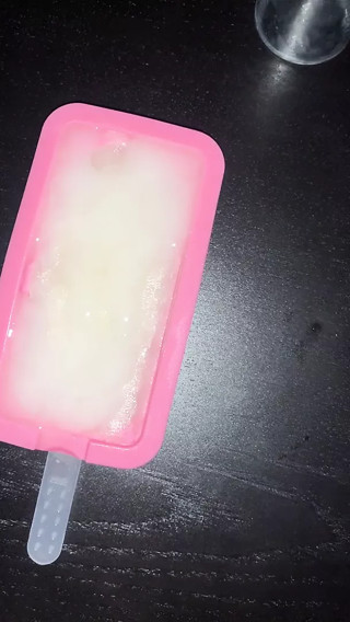 Making sperm ice cream