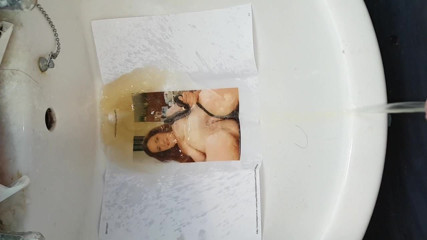 Pissing on a granny