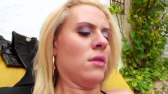 Sensual shemale swallows every drop  