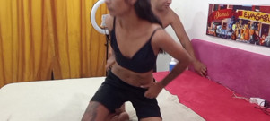 Teen anorexia in bed 100% anal