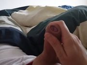 First Morning Jerking and First Cum in 2024