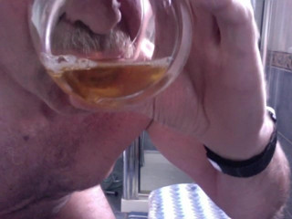 pissing and drinking it