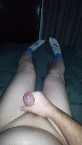Making my Naughty Uncut Cock Cum