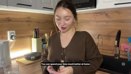 A Stranger From the Street Allows Herself to Be Fucked for a Cup of Coffee