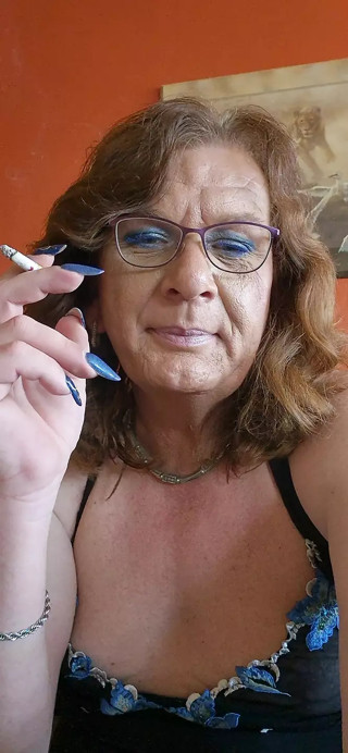 Just smoking a cigarette
