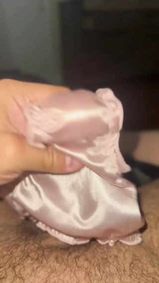 Step daughters tiny silky panties
