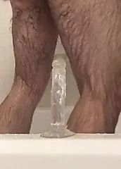 Thick booty fucks in shower