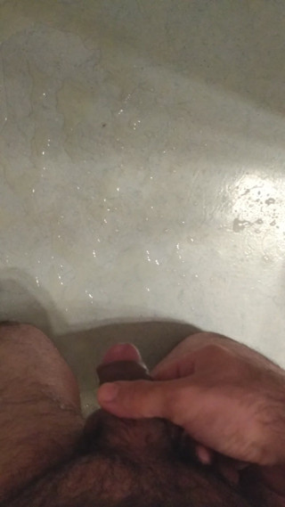 Tiny cock pissing