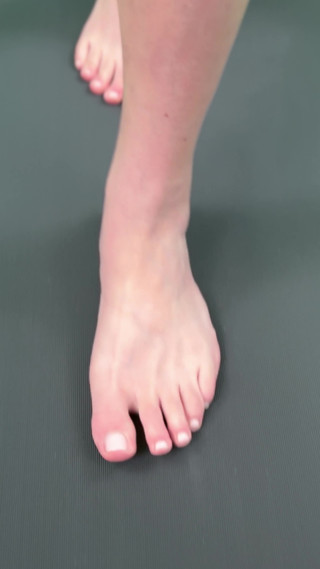 Walking on Treadmill