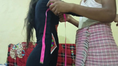 The Tailor Came to the House and Fucked the Sister-in-law on the Pretext of Taking Her Measurements.
