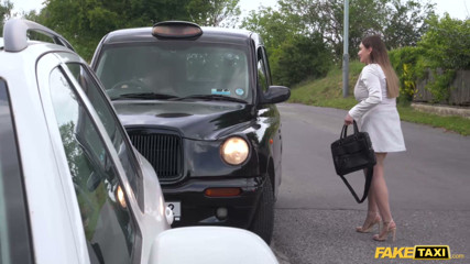 This MATURE TEACHER showed me her AMAZING BIG TITS - Fake Taxi