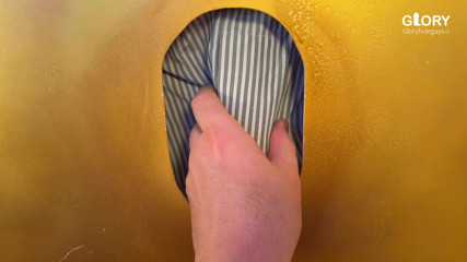 Horny Italo cock at the gloryhole - Made to cum with tongue technique!