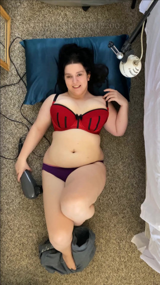 Quick and Sneaky Orgasms – Powerful Massager – Denim Jeans, Bra, and Panties