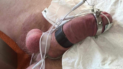 Subject J hard cock estim again