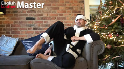 Fat Santa smelly ass worship and farting PREVIEW