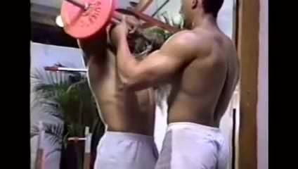 brasil bodybuilders shower and jerk off