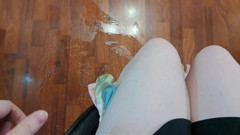Riding on a Chair on a Soap-soaked Floor