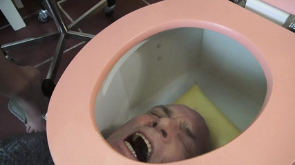 toilet slave foot torment