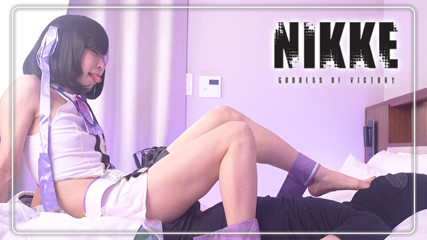 NIKKE Syuen cosplayer Foot Fetish, Face Sitting, hentai japanese shemale cosplay thumbnail