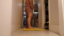 Femboy doing naked yoga - part 2