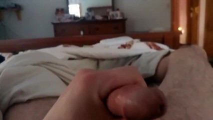 Stroking my cock