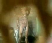 Hidecam Cambodia guy shower