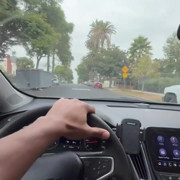 Ebony Car Ride Home with Stranger