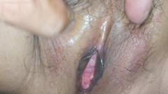 Hooking my stepcousin's dripping pussy with my hand