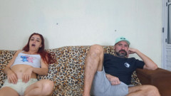 Stepfather Lets His Stepdaughter Rest on His Legs