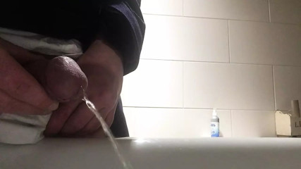 Whore is pissing