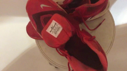 I piss on my sneakers