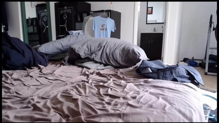 Handsome daddy playing with his cock