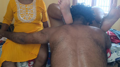 Unexpected orgasam with wife and her stepsister