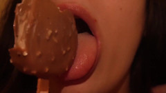 I Eat the Popsicle and Suck on It. After I Eat the Popsicle, I Examine My Mouth and Throat with the Popsicle Stick