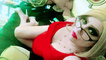 CD Krissy Sweets posing in high heels needs your big thick tool deep inside her while