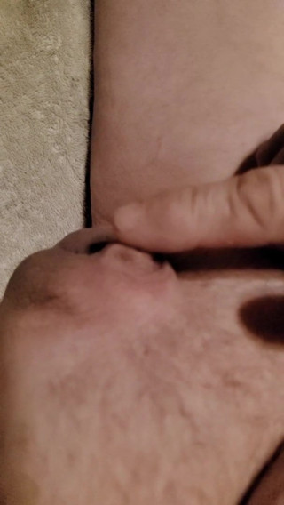 Slo-Mo! My Micro Cock Growing Long To Squirt A Load Of Cum!!