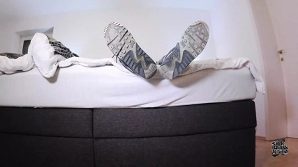 Shoes off after a few days
