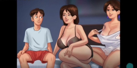 SummerTime Saga sex fuck 2 in bedroom