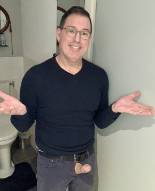 So Horny, I Rushed Home From Work and Jerked off in the Wc While Still Dressed!