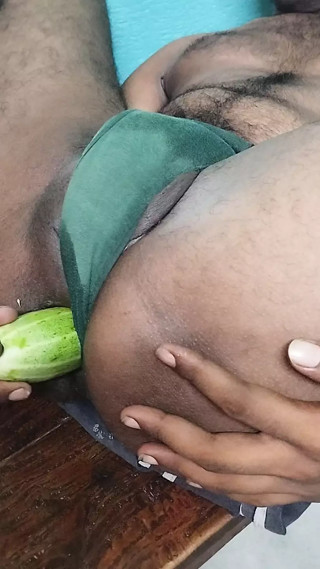 Self Anal masturbation
