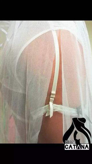 Trans bride's wedding outfit slideshow thumbnail