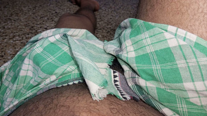 today my big black penis handjob with anal hole